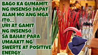 🍀MGA KLASE NG INSENSO GAMIT AT PANG-AKIT NG SWERTE SA TAHANAN | ALTERNATIVE NA PWEDE GAMITIN…