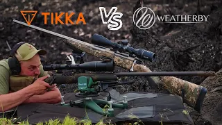 Weatherby Mark V vs Tikka T3x