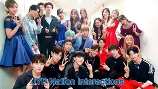 JYP Nation Interactions