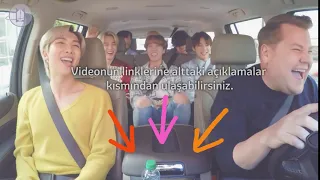 [Türkçe Altyazılı] BTS Carpool Karaoke