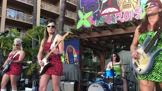 The Surfrajettes . I had too much to dream last night .Tiki Oasis 2019