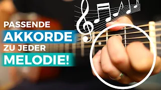 Gitarrenakkorde zu einer Melodie finden? - 3 Möglichkeiten