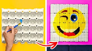 Brilliant Egg Tray Crafts For Your Home || Cool Recycling Projects