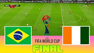 BRAZIL vs CÔTE D'IVOIRE - Final FIFA World Cup 2026 | Full Match All Goals | Football Match