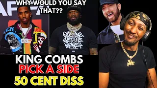 WHY WOULD U SAY THAT?? KING COMBS - PICK A SIDE (50 AND EMINEM DISS) REACTION