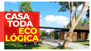 ARQUITETURA DA FELICIDADE - CASA LINDA, ECOLÓGICA, SUSTENTÁVEL COM JARDIM IMENSO - TEM ATÉ LAGO!!