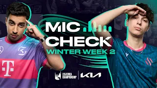 Dog or Cat? | Kia Mic Check | 2023 LEC Winter Week 2