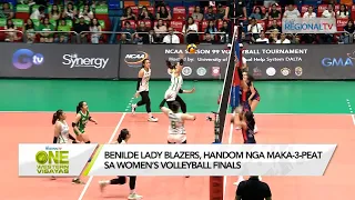 One Western Visayas: Benilde Lady Blazers, handom nga maka-3-peat sa Women’s Volleyball Finals