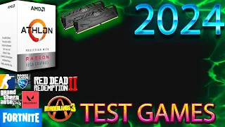 Athlon 3000G Test GAMES 2024