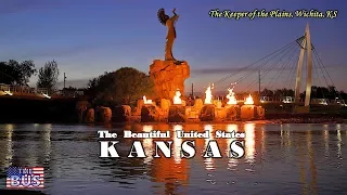 USA Kansas State Symbols/Beautiful Places/Song HOME ON THE RANGE w/lyrics