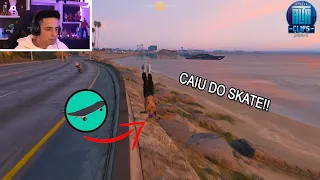 LOUD CORINGA NÃO SABE ANDAR DE SKATE!! (CIDADE ALTA) GTA RP