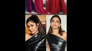 Katrina kaif✨ 🆚 Deepika padukone✨😍🥰 in same colour outfit #shorts ||Subscribe🙏🙏