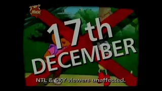 Nickelodeon UK Telewest Shutdown Promo 2004