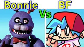 Friday Night Funkin' VS Bonnie FULL WEEK 2 + Cutscenes (Five Nights at Freddy's) (FNF Mod/FNaF 1)