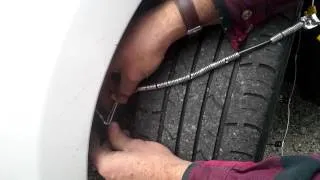 Snow cable installation SCC FRONT Wheel drive