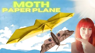 Paper Moth Plane That Flies Far!