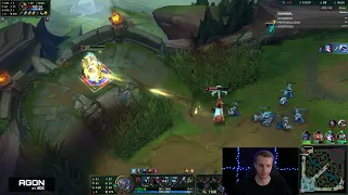 Jankos outplays Akshan with Gragas