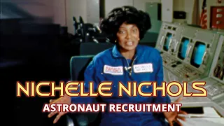 Nichelle Nichols - Astronaut Recruitment - Alan Bean, 1977, Shuttle, NASA, Simulator, HD remaster