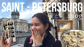 vlog: поездка в Питер / ем питерскую еду на протяжении 15 минут