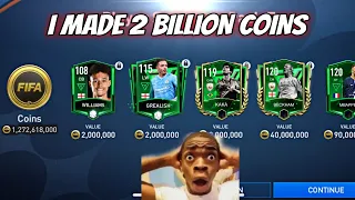 I Made 2 Billion Coins in FIFA Mobile 🤑| FIFA mobile free players | FIFA mobile pioneers