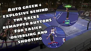 NBA 2K21 Auto green jumpshot + explosive behind the backs controller remapped MOD script #nba2k21