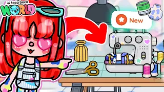 NÄHEN IN TOCA BOCA!🧵✂️ NEUES MÖBELPAKET! Life Hacks & Secrets in Toca Boca World