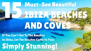 Ibiza Beaches and Coves (Balearic Islands Spain) Drone