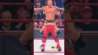 Randy Orton stolen finisher on AJ Styles #wwe #shorts #randyorton