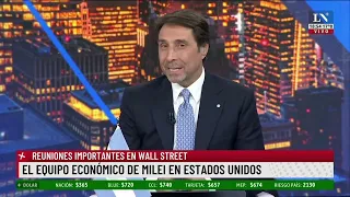 Juan Nápoli, miembro del equipo de Milei: "Vinimos a EE.UU. a juntarnos con bancos y fondos"