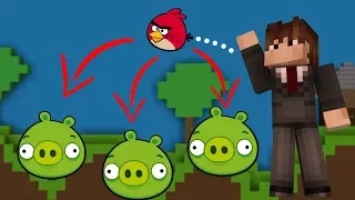 ANGRY BIRDS zbudowane w Minecraft!