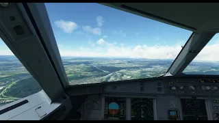 Microsoft Flight Simulator - Landing Fenix A320 at Stuttgart Airport EDDS