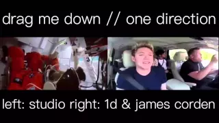 James Corden & One Direction Drag Me Down (Rap)