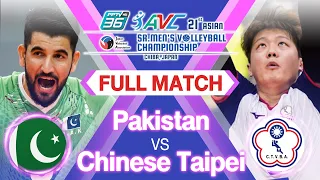 Pakistan vs. Chinese Taipei - Full Match - PPTV 2021 Asian Sr. men's JVA Volleyball Champ | Pool F