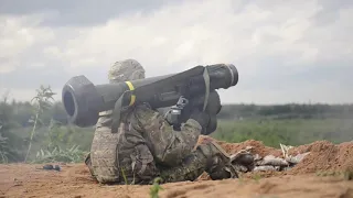 FGM-148 Javelin anti-tank missile firing training exercise