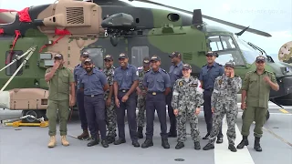 HMAS Adelaide and HMAS Melbourne arrive in Fiji