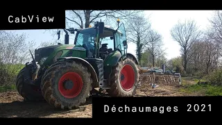 [GoPro] -déchaumage 2021- CabView - Fendt 718 -