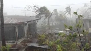 Super Typhoon Yolanda at Roxas City, Capiz, Philippines