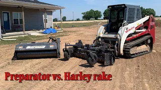 Reshaping A Yard And Comparing The Preparator To A Harley Rake