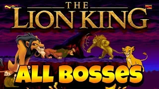 The Lion King - All Bosses (Genesis)