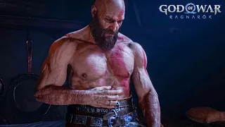 Kratos Remembers his Wounds from Zeus in Greece Scene - God Of War Ragnarok Ps5