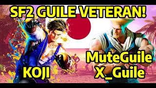 🌀 Street Fighter 6 ➥ KOJI (LUKE) VS X_Guile ムテガイル (GUILE ガイル) 4K Master Ranks 🌀