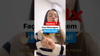 Tenha cuidado ao fazer Massagens Faciais! Informação importante! #shorts