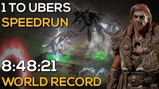 1 TO UBERS ON A DRUID? - WORLD'S FIRST LEVEL 1 TO UBERS DRUID SPEEDRUN - 8:48:21 IGT | D2R