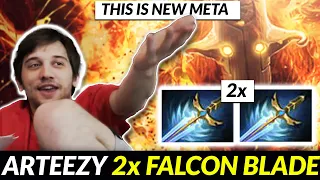 Arteezy Juggernaut 2x Falcon blade - Meta for TI?