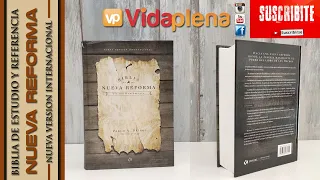 Biblia de ESTUDIO y REFERENCIA de la NUEVA REFORMA editorial Peniel - Reseña completa versión NVI