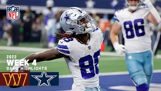 Washington Commanders vs. Dallas Cowboys | Week 4 2022 Game Highlights