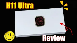 H11 Ultra Smart Watch; 45 Seconds Quick Unboxing & Review