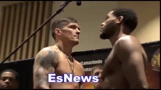 усик-хантер faceoff "alexsander usyk vs michael hunter  EsNews Boxing"