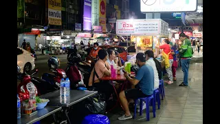 [4K] Street food at night around Pradiphat 23 Alley, Bangkok