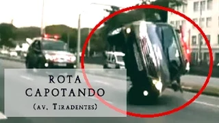 ROTA CAPOTOU NA TROCA DE TURNO | POLÍCIA MILITAR DE SÃO PAULO | ACIDENTE VIATURA POLICIAL | PM